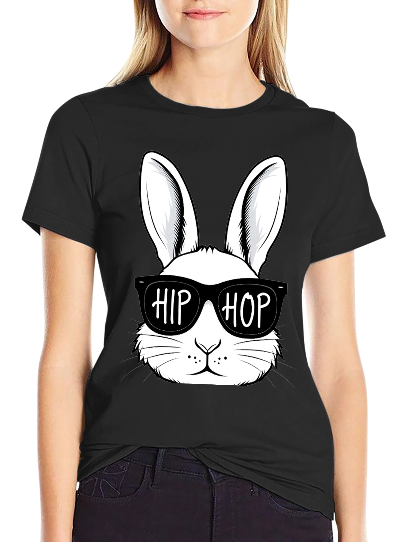 Hip Hop Bunny T-Shirt - Stylish Easter Apparel