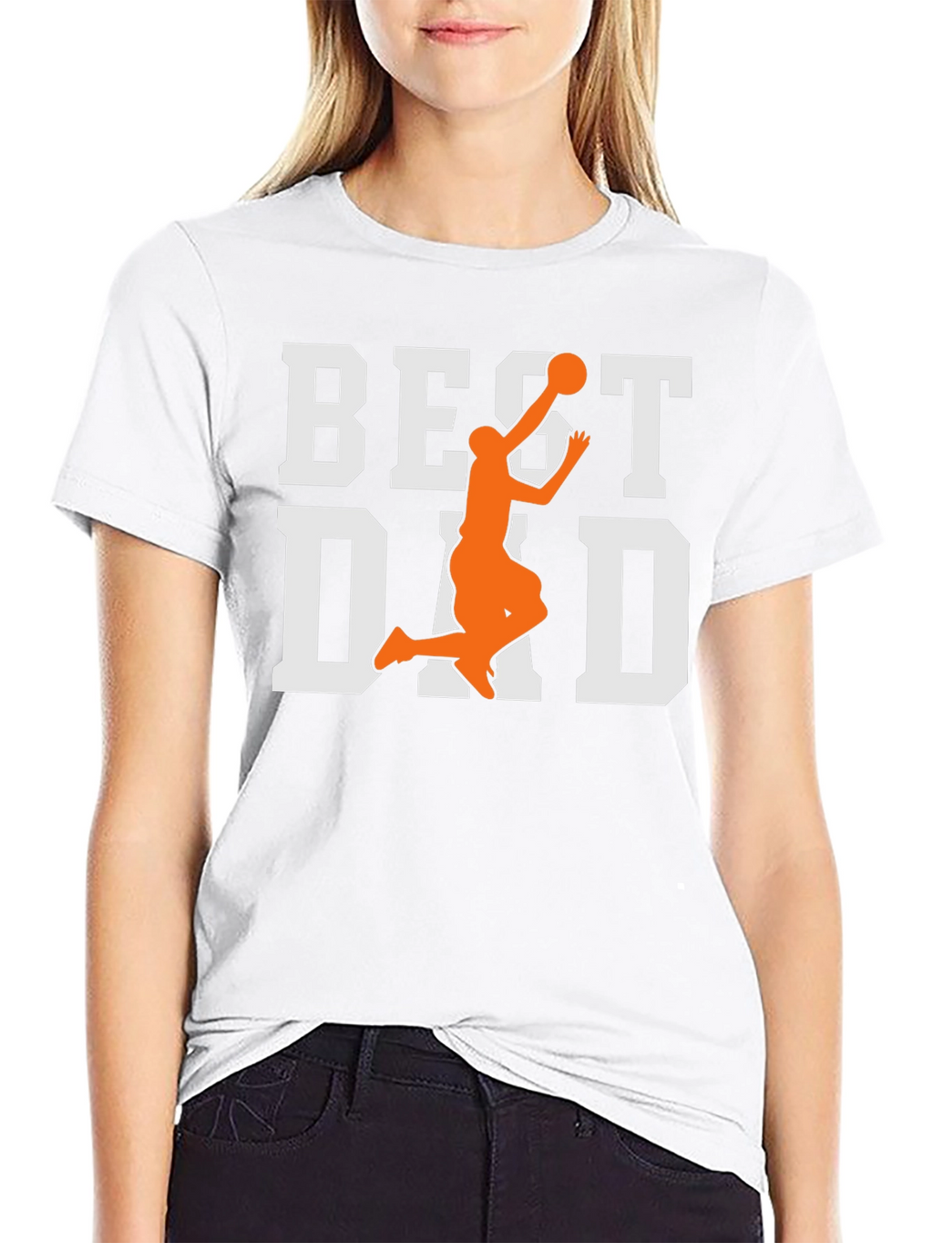 Best Dad Basketball Graphic Tee