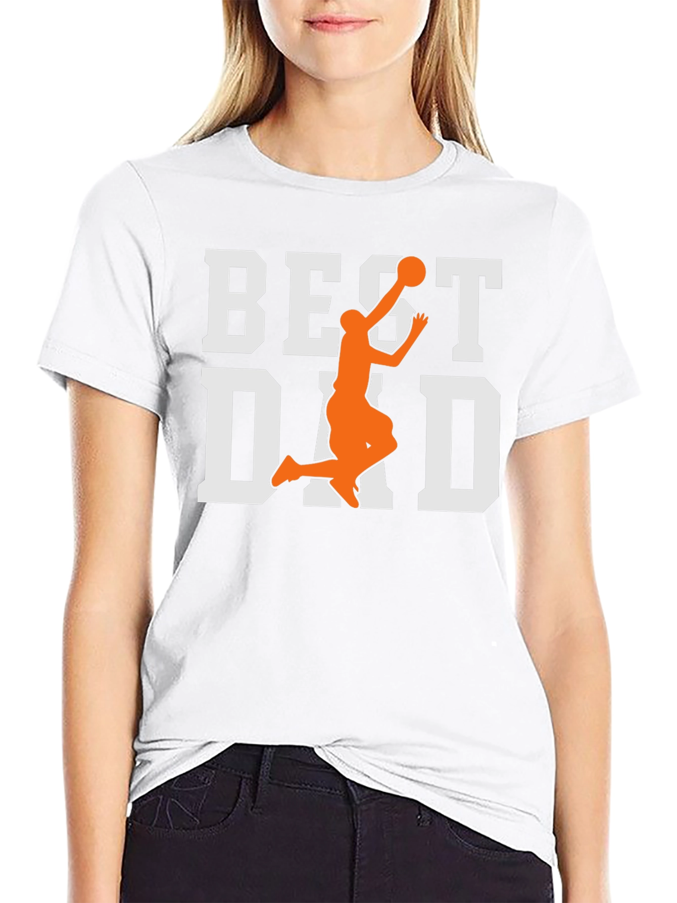 Best Dad Basketball Graphic Tee