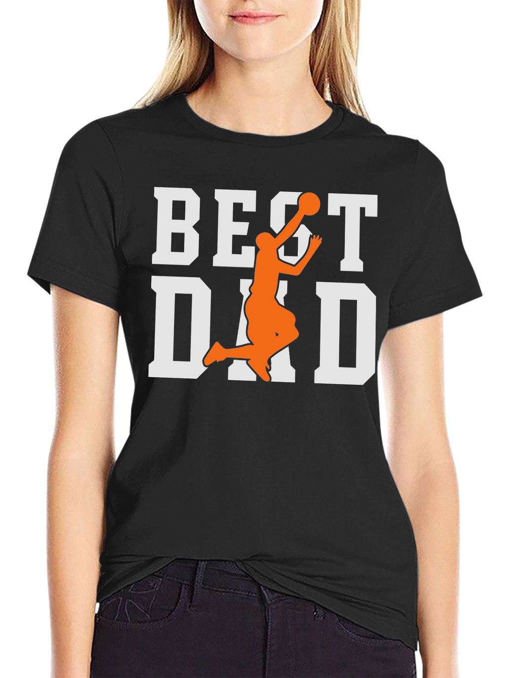 Best Dad Basketball Graphic Tee