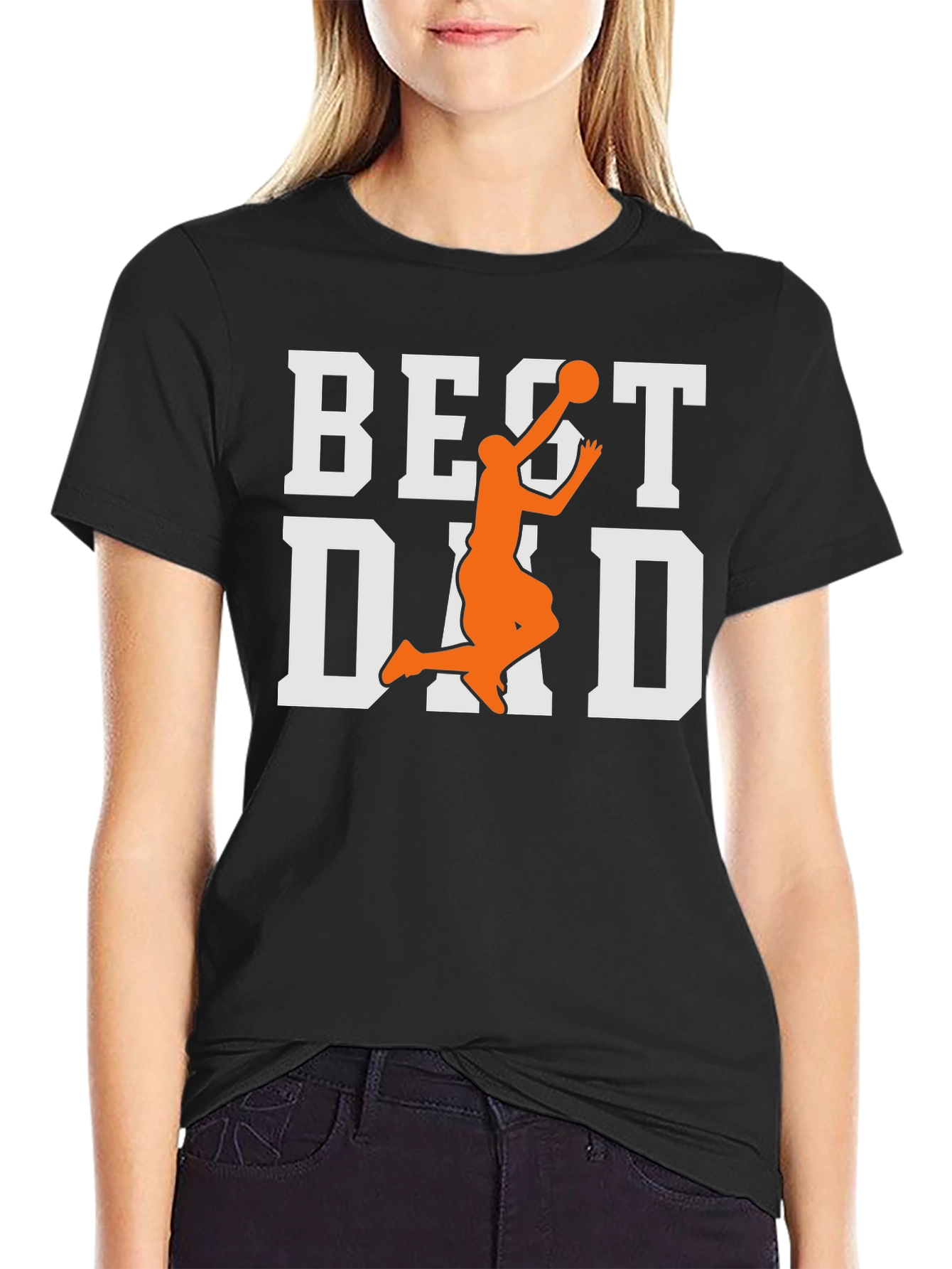 Best Dad Basketball Graphic Tee