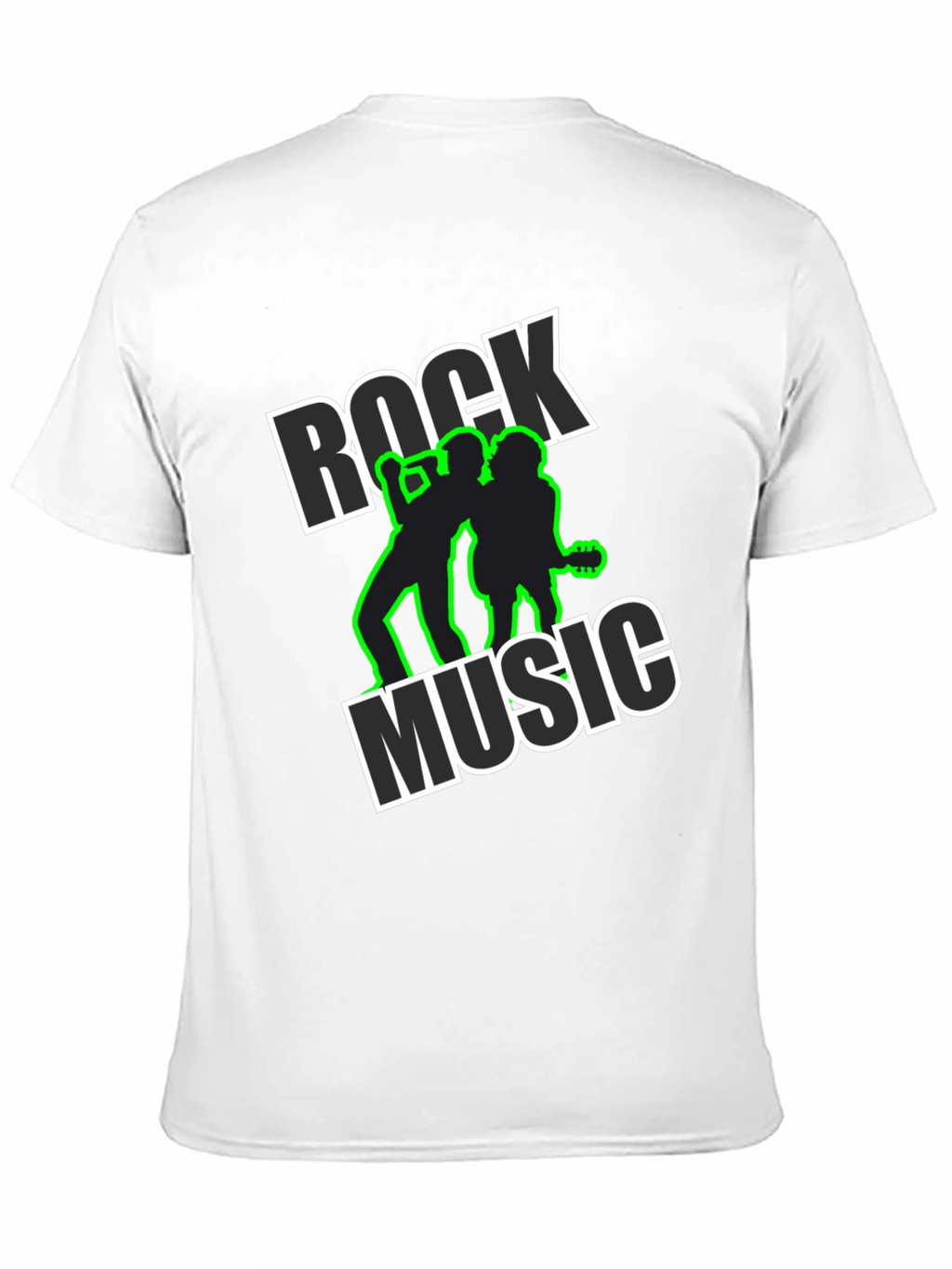 Rock Music Black Graphic Tee