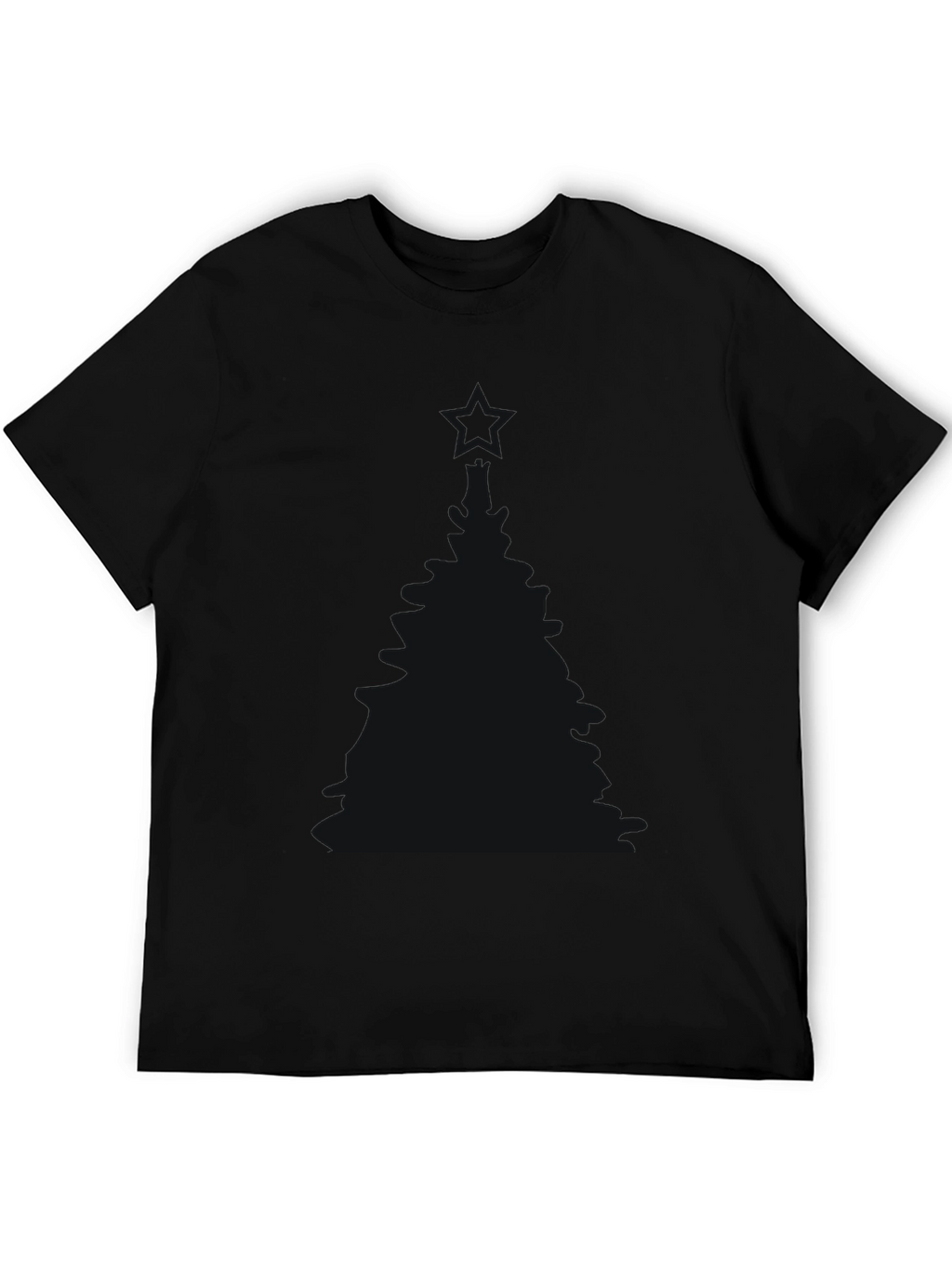 Classic Solid Black Crew Neck T-Shirt