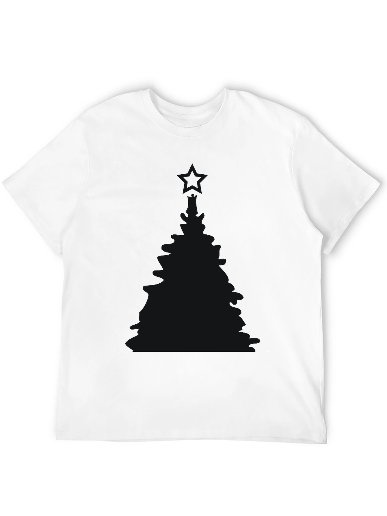Classic Solid Black Crew Neck T-Shirt