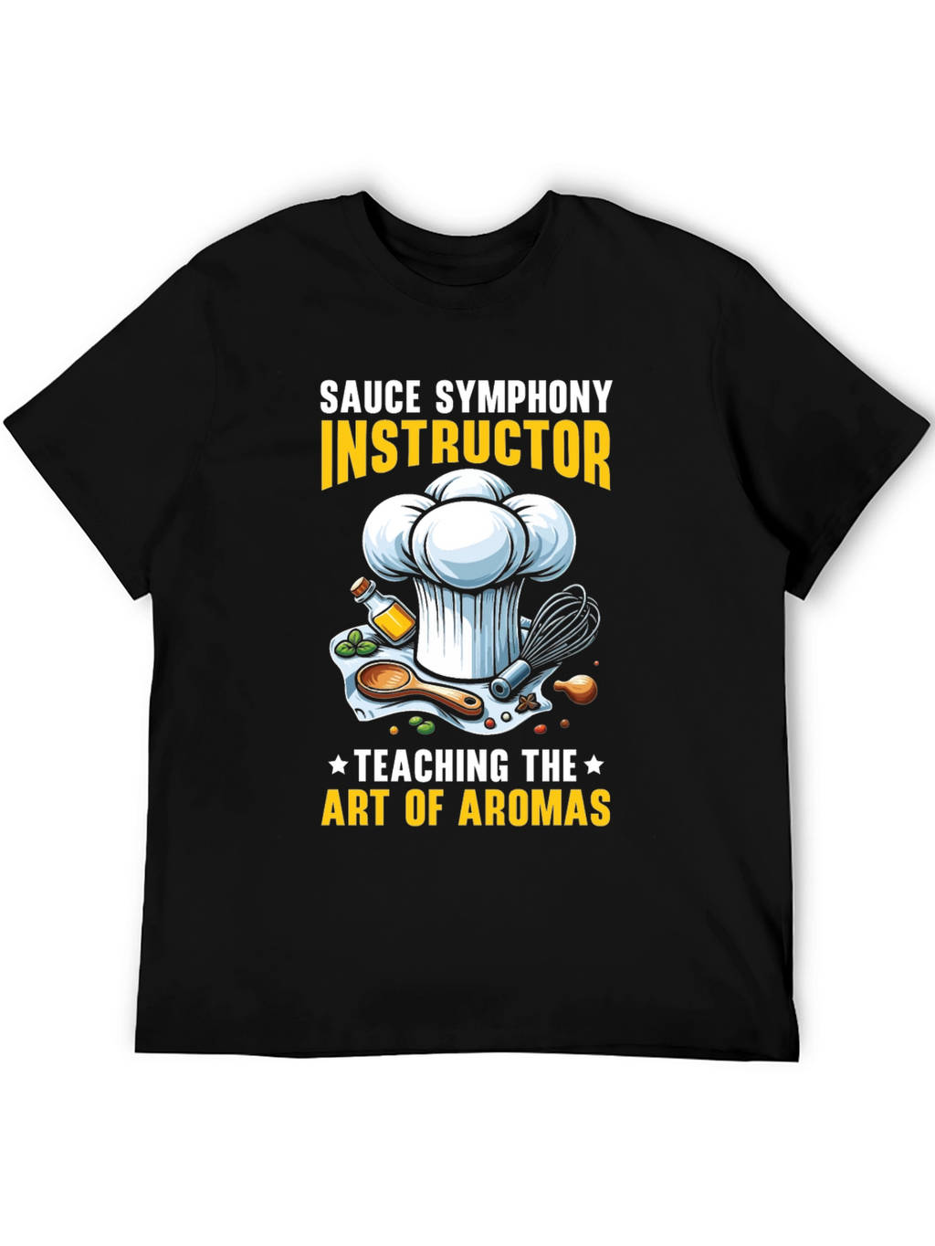 Sauce Symphony Instructor T-Shirt Chef Culinary Art Tee