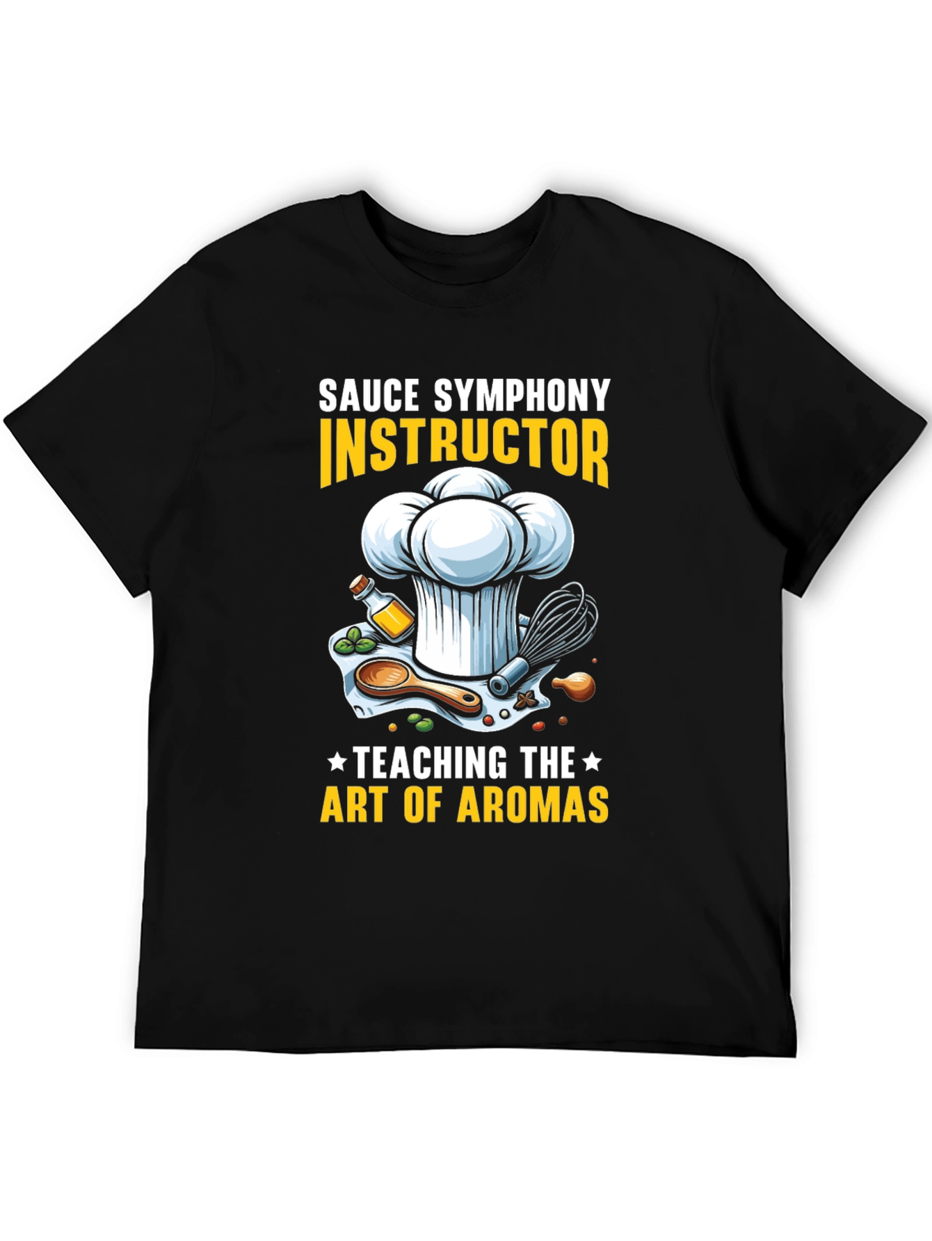 Sauce Symphony Instructor T-Shirt Chef Culinary Art Tee
