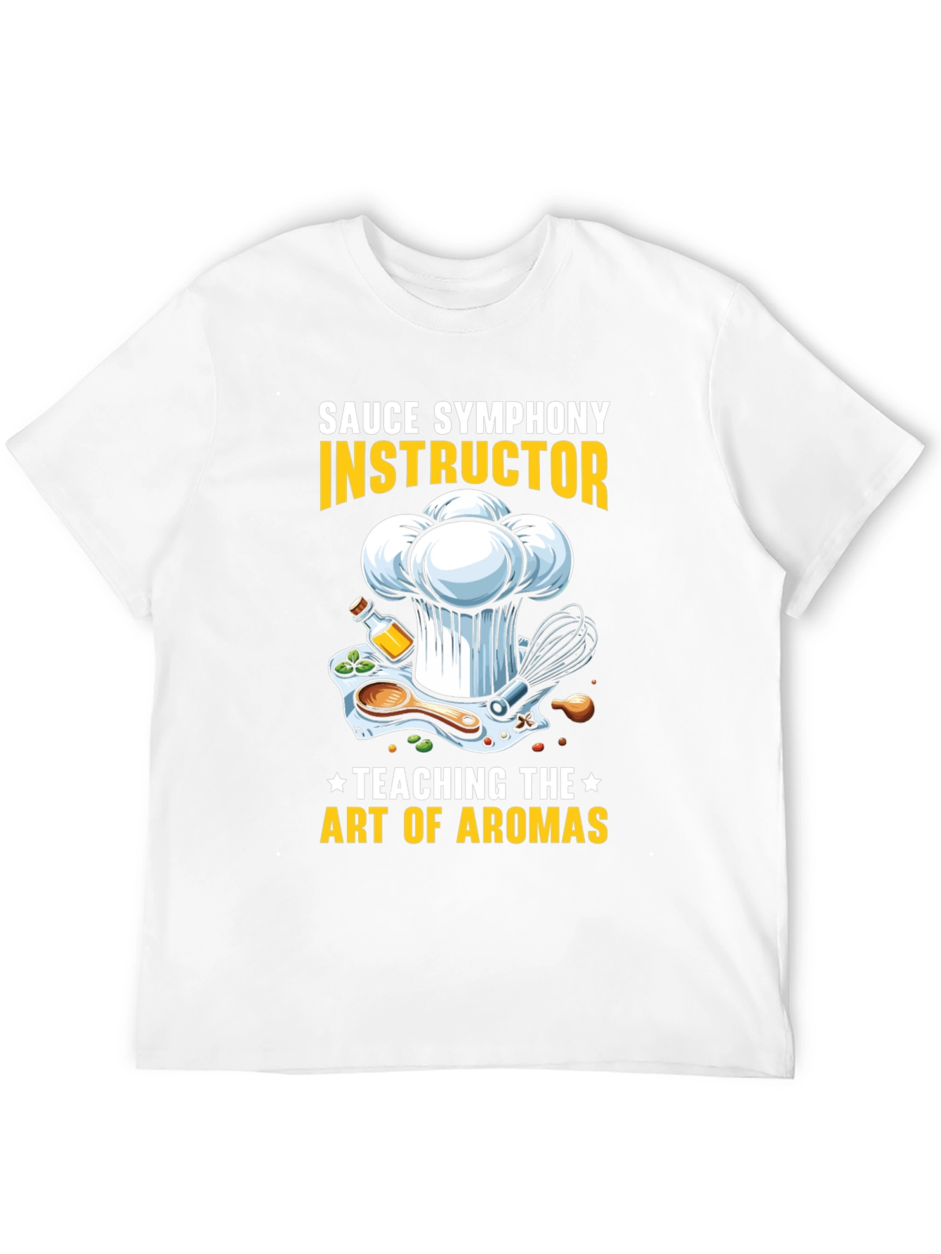 Sauce Symphony Instructor T-Shirt Chef Culinary Art Tee