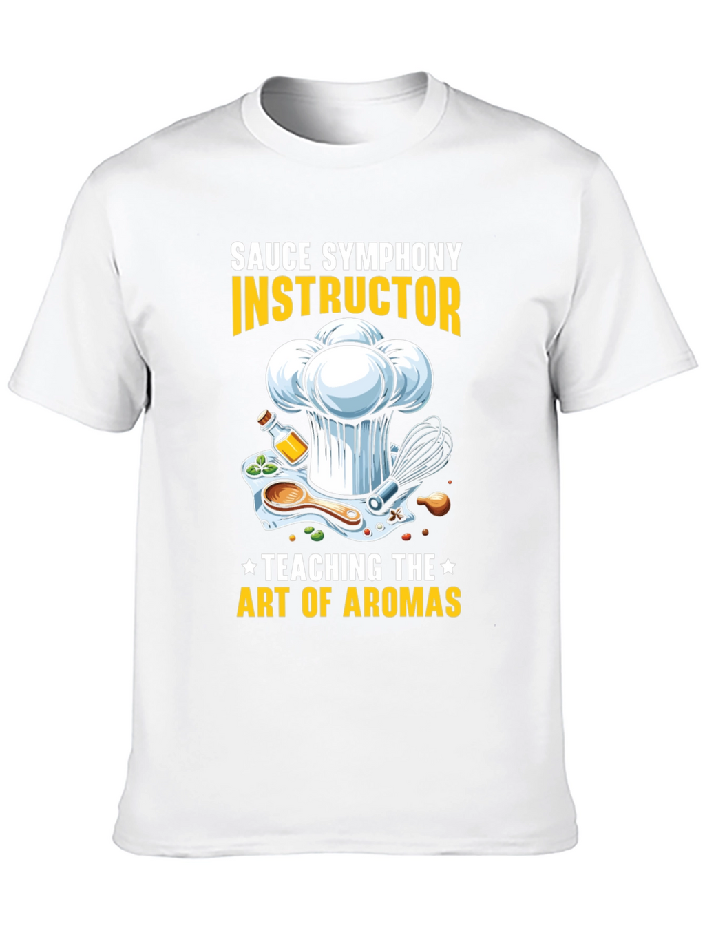 Sauce Symphony Instructor T-Shirt Chef Culinary Art Tee