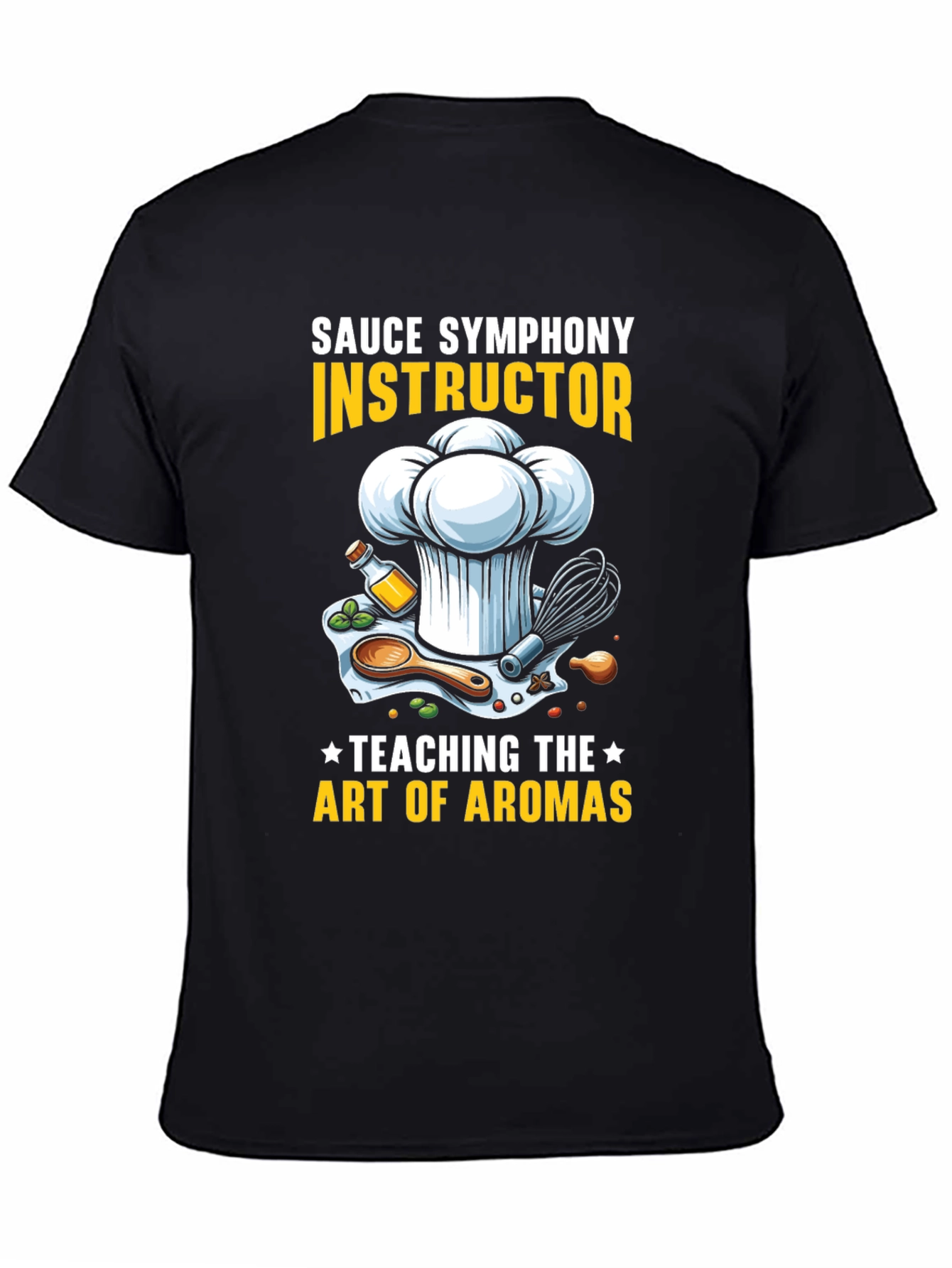 Sauce Symphony Instructor T-Shirt Chef Culinary Art Tee