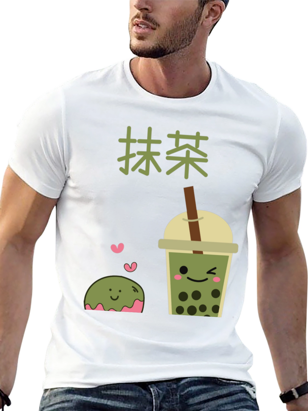 Matcha Tea Kawaii Graphic T-Shirt