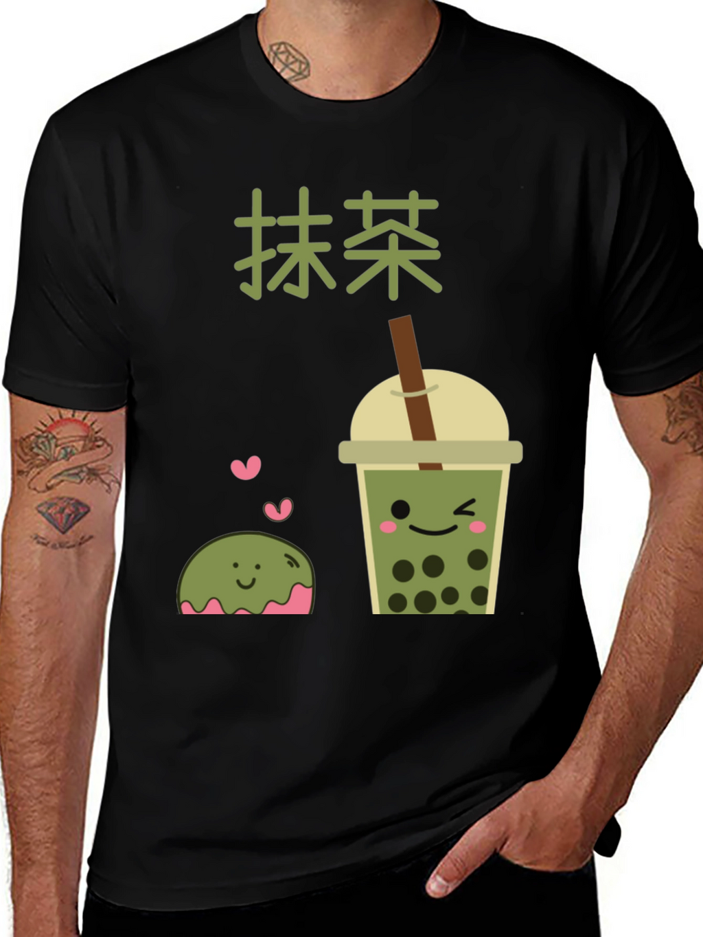 Matcha Tea Kawaii Graphic T-Shirt