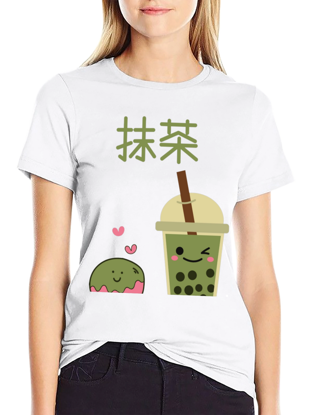 Matcha Tea Kawaii Graphic T-Shirt
