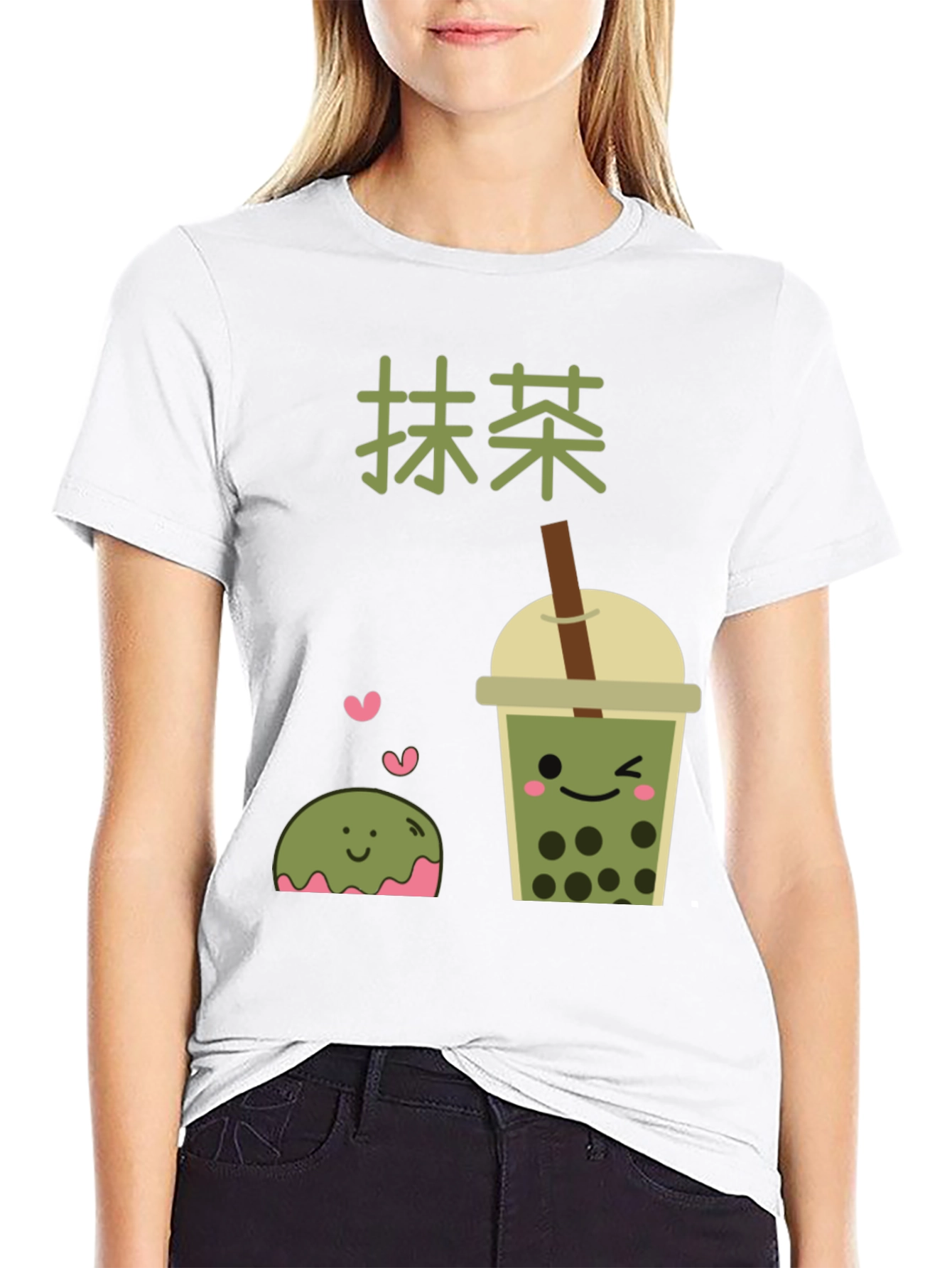 Matcha Tea Kawaii Graphic T-Shirt