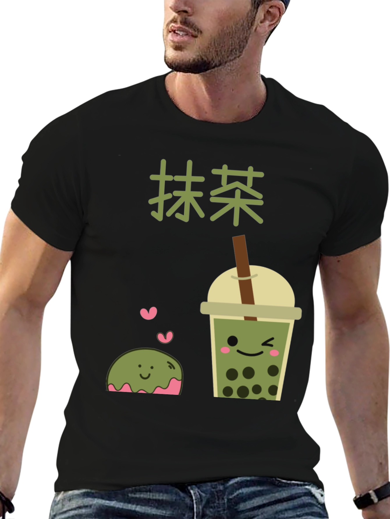 Matcha Tea Kawaii Graphic T-Shirt