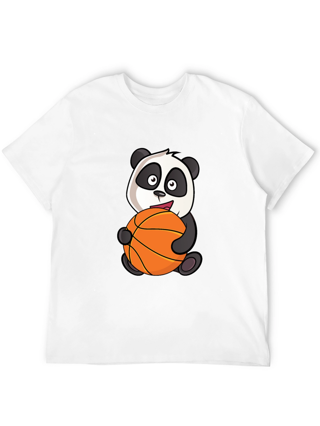 Panda Bear Basketball T-Shirt - Cute Graphic Tee