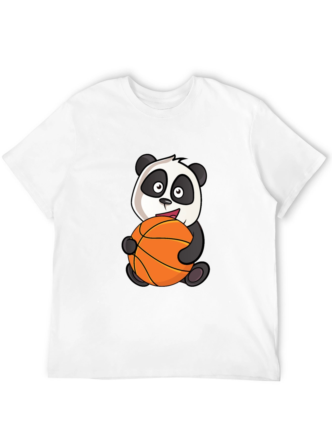 Panda Bear Basketball T-Shirt - Cute Graphic Tee