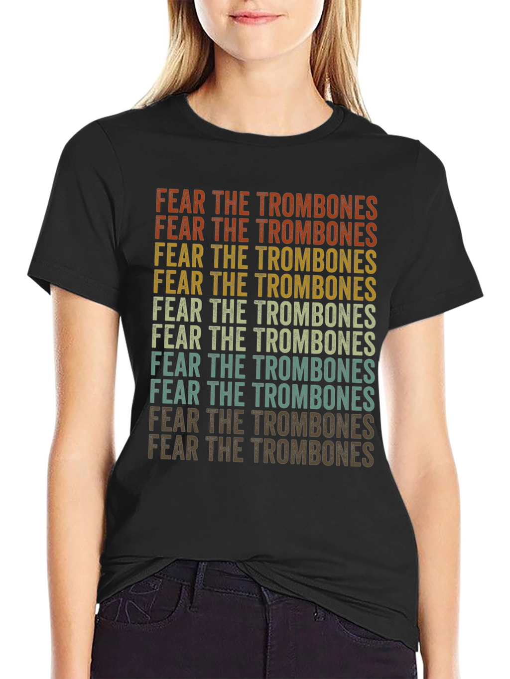 Fear The Trombones Retro T-Shirt