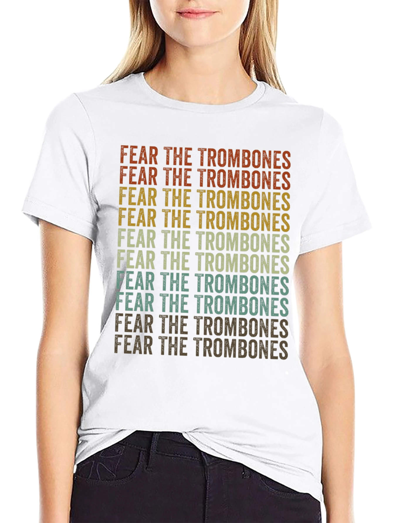 Fear The Trombones Retro T-Shirt