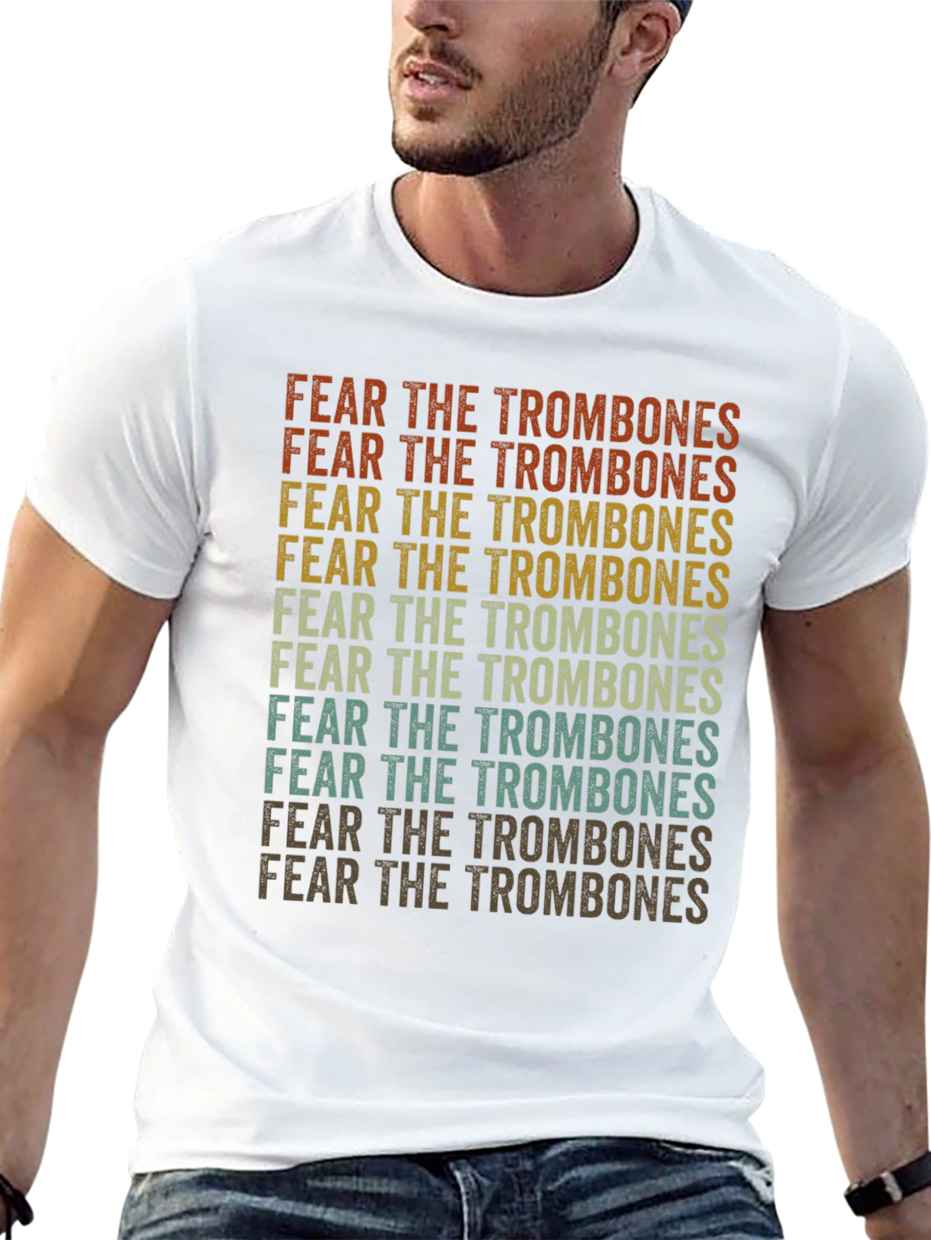 Fear The Trombones Retro T-Shirt