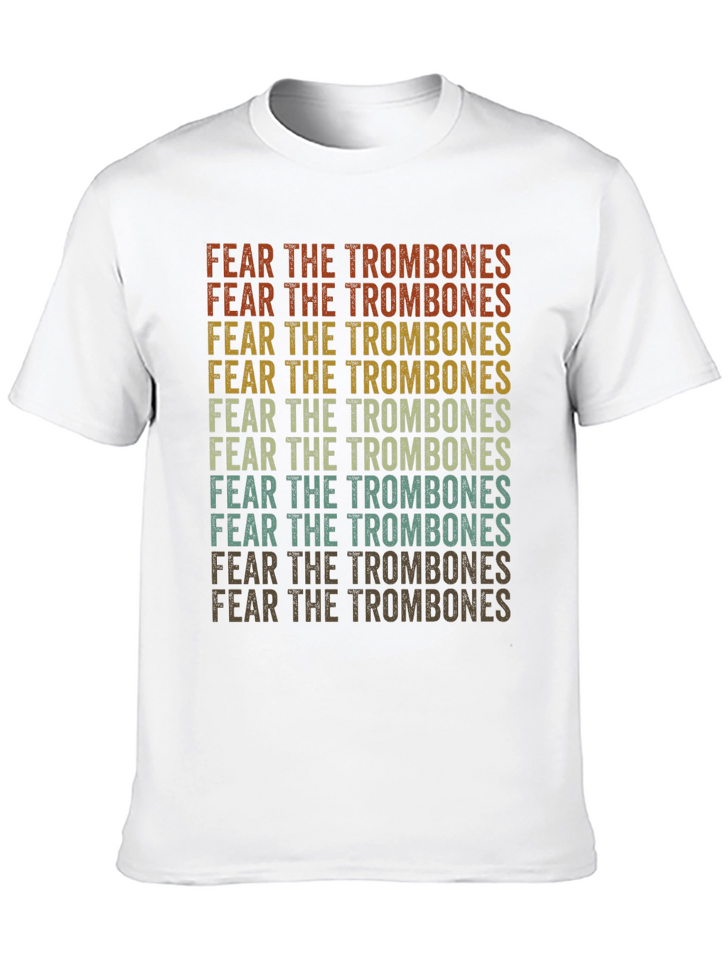 Fear The Trombones Retro T-Shirt