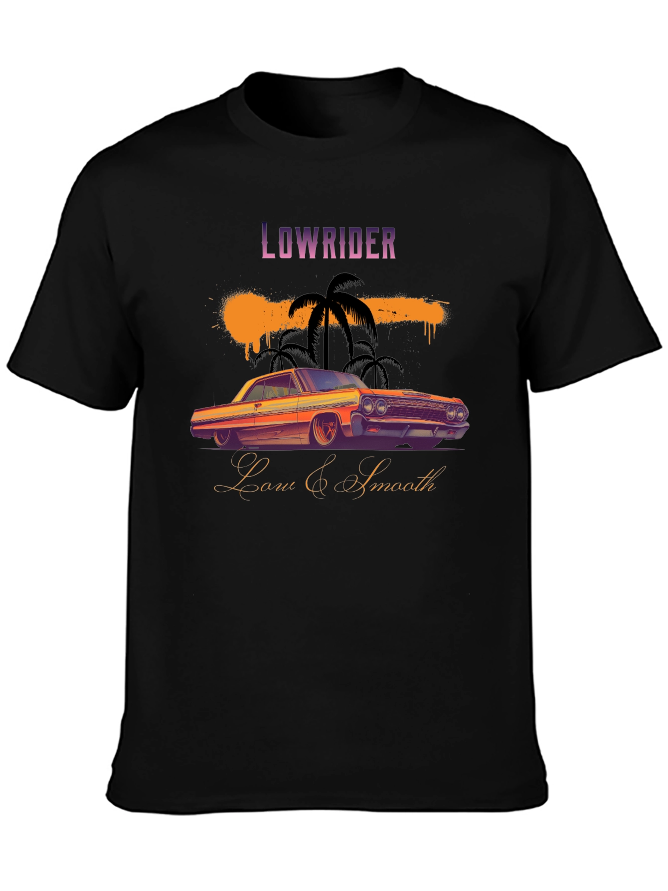 Lowrider Car Graphic T-Shirt
