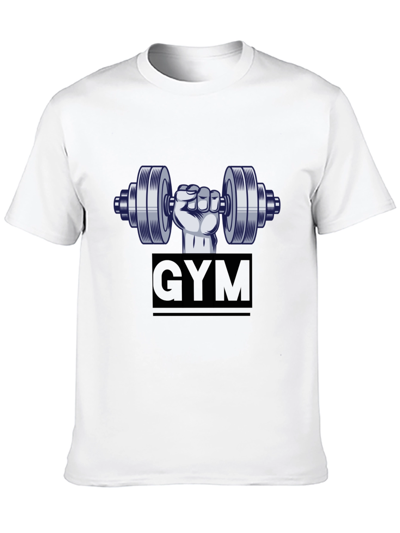 Mens Gym T-Shirt: Weightlifting Graphic Tee
