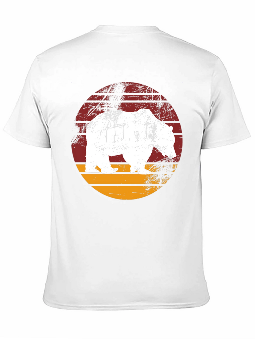 Bear Graphic Print Crew Neck T-Shirt