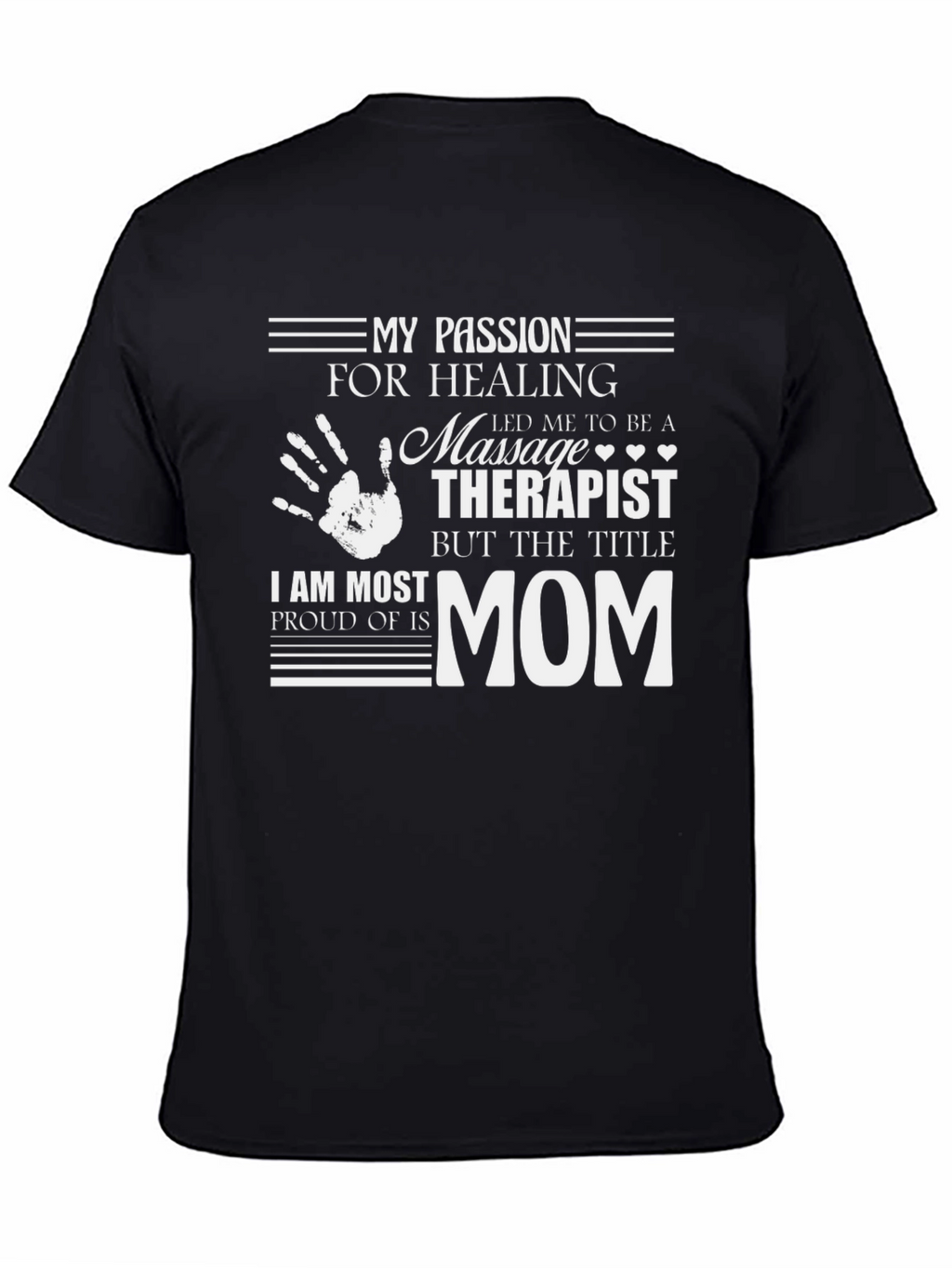 Massage Therapist Mom Graphic T-Shirt