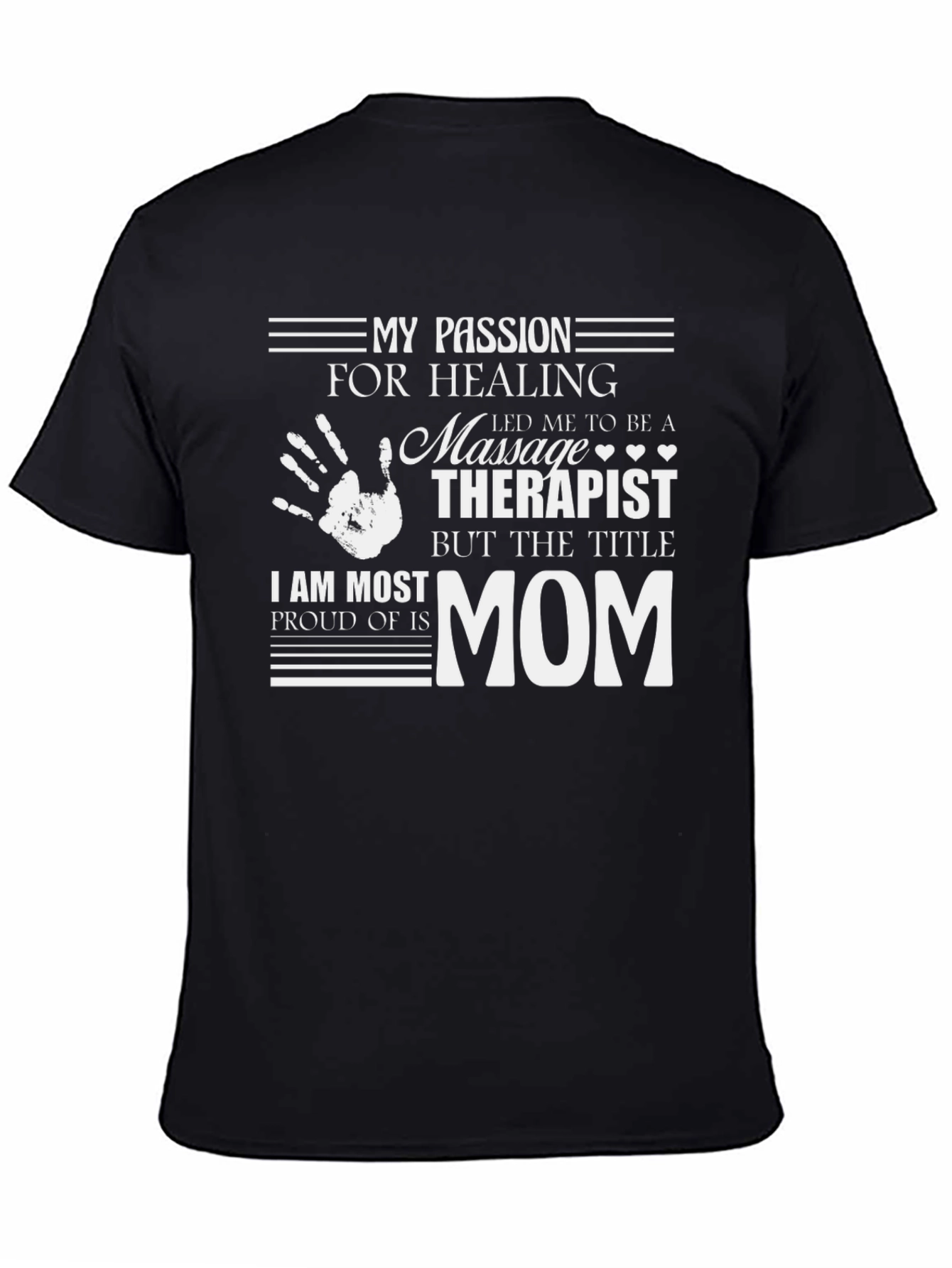 Massage Therapist Mom Graphic T-Shirt