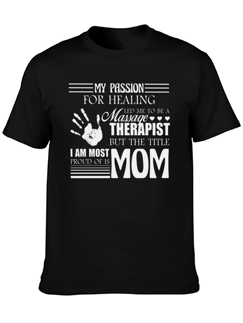 Massage Therapist Mom Graphic T-Shirt