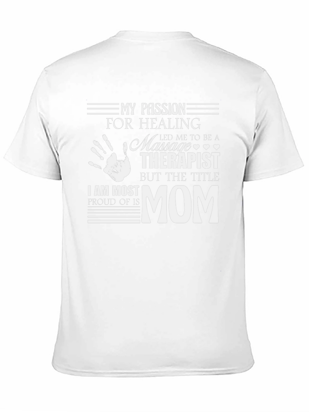 Massage Therapist Mom Graphic T-Shirt