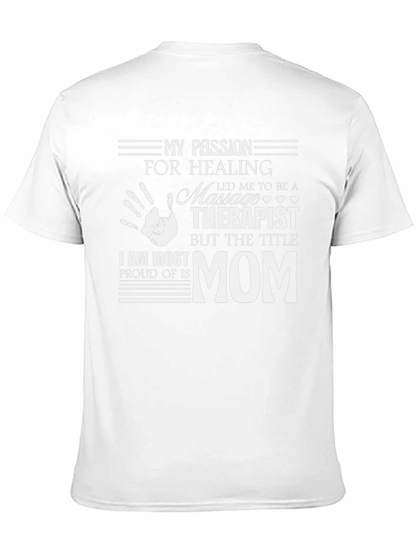 Massage Therapist Mom Graphic T-Shirt