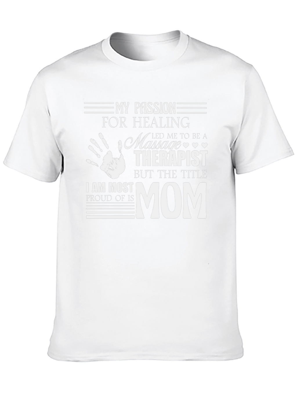 Massage Therapist Mom Graphic T-Shirt