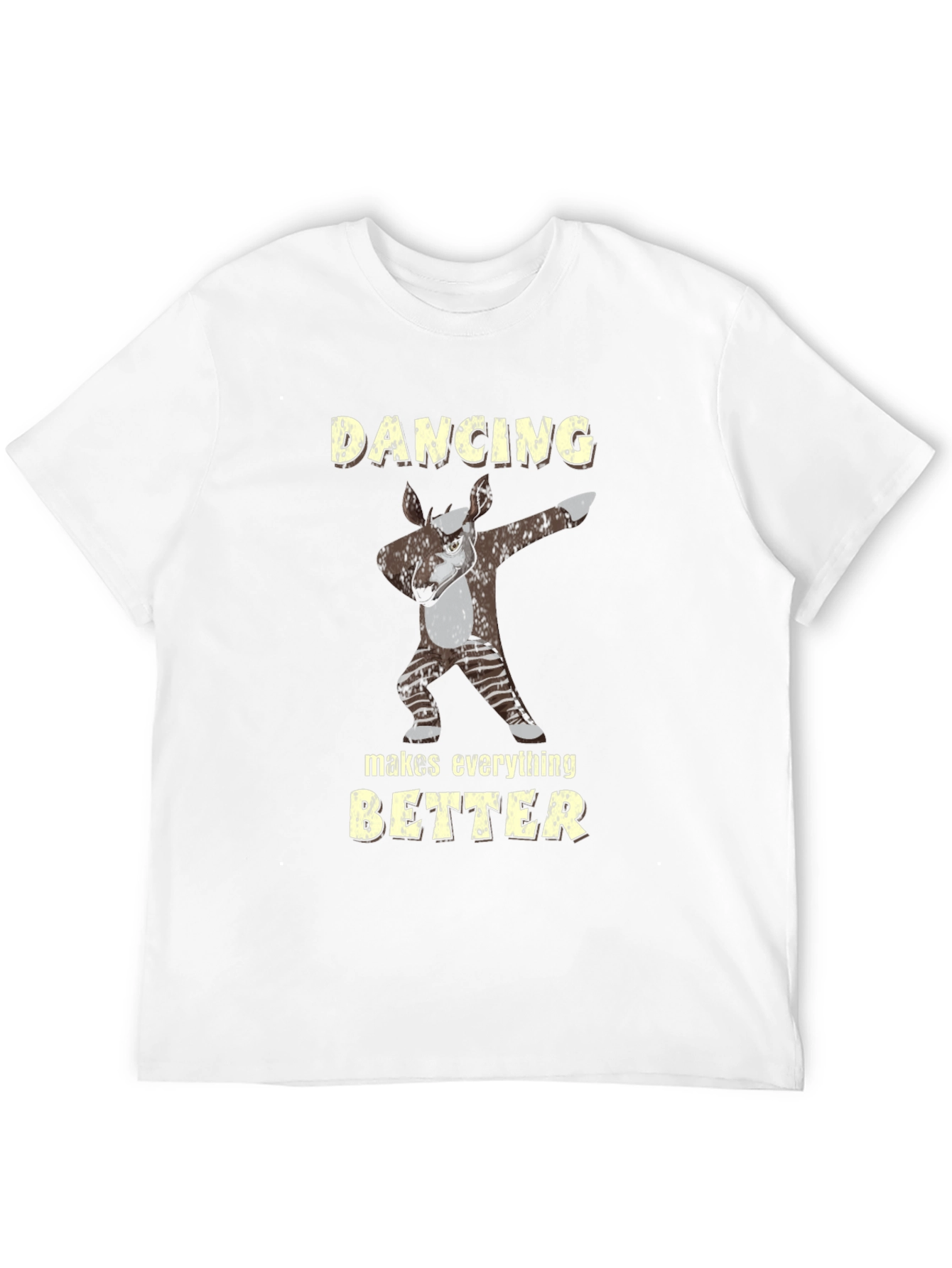 Dancing Okapi Black T-Shirt