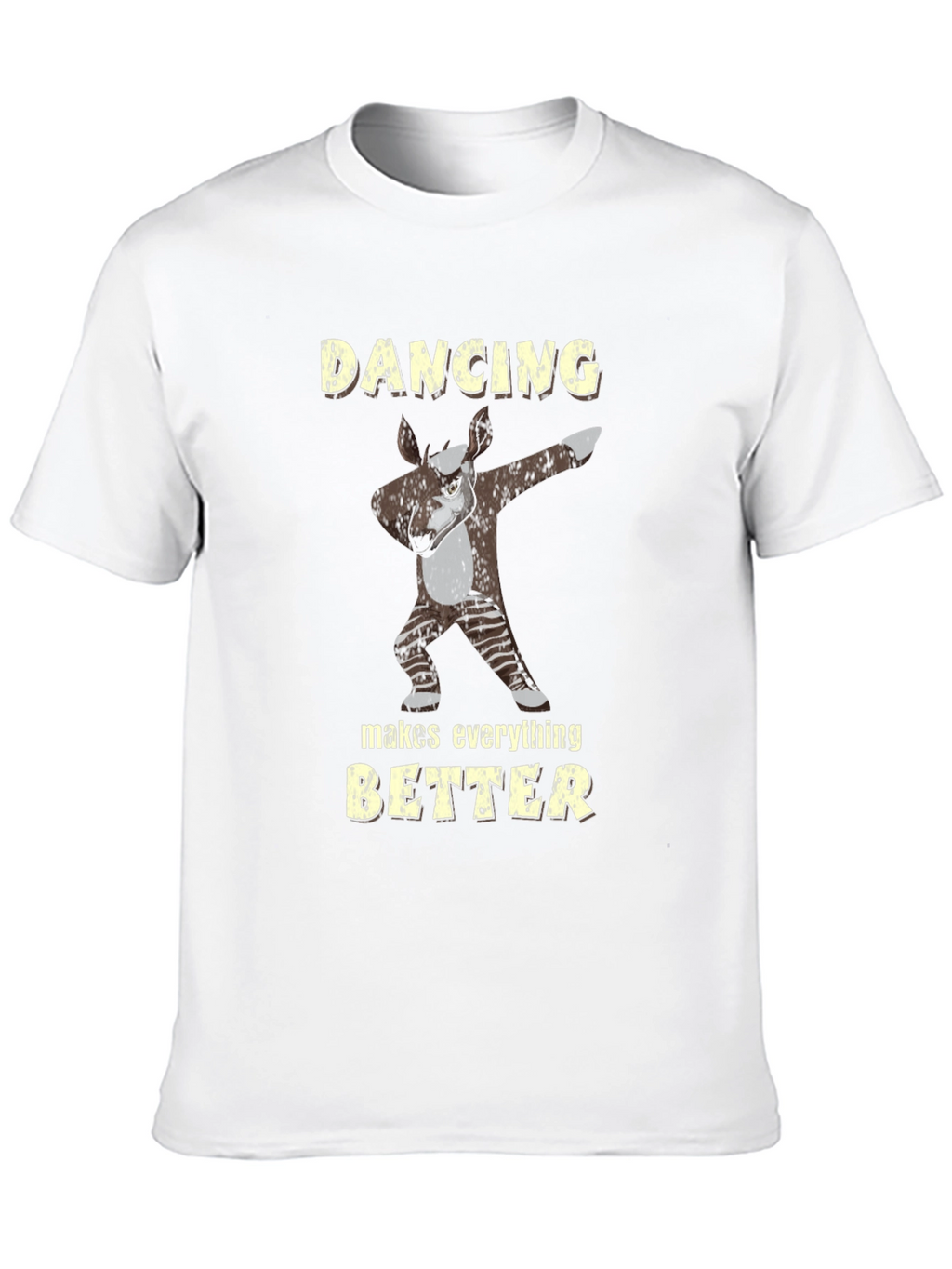 Dancing Okapi Black T-Shirt