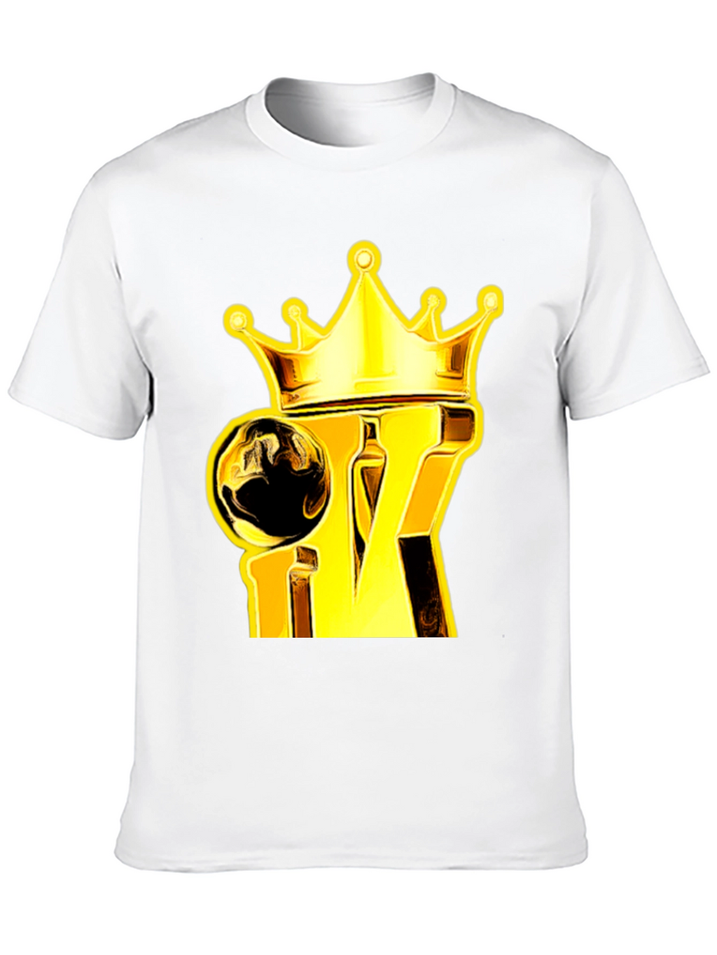 King Crown Graphic Tee - Gold & Black