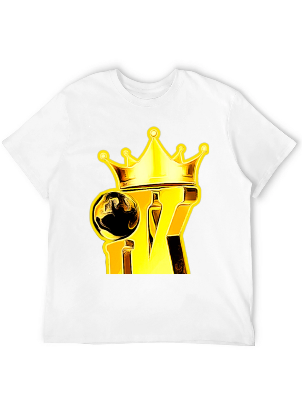 King Crown Graphic Tee - Gold & Black