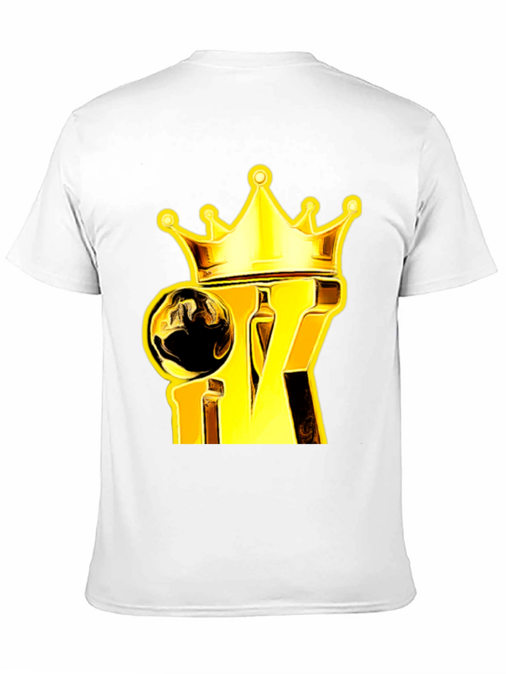 King Crown Graphic Tee - Gold & Black