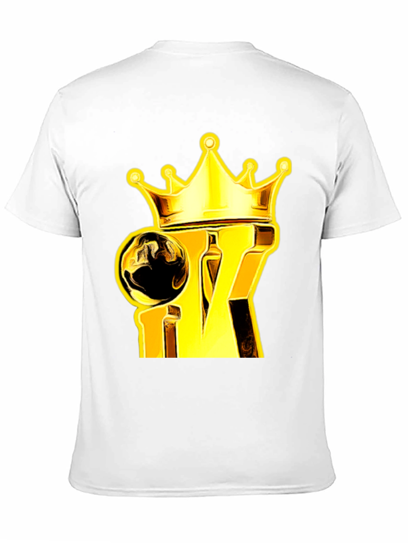 King Crown Graphic Tee - Gold & Black