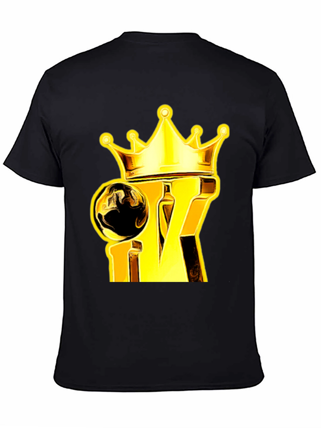King Crown Graphic Tee - Gold & Black