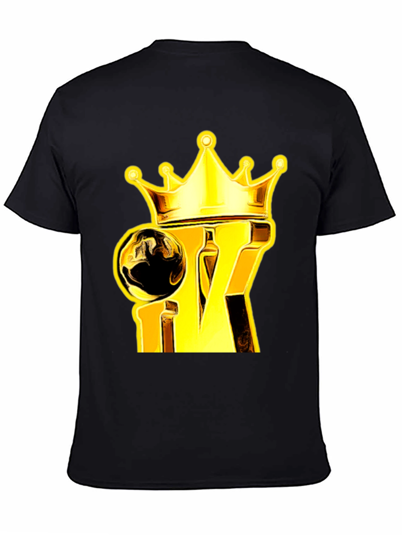 King Crown Graphic Tee - Gold & Black