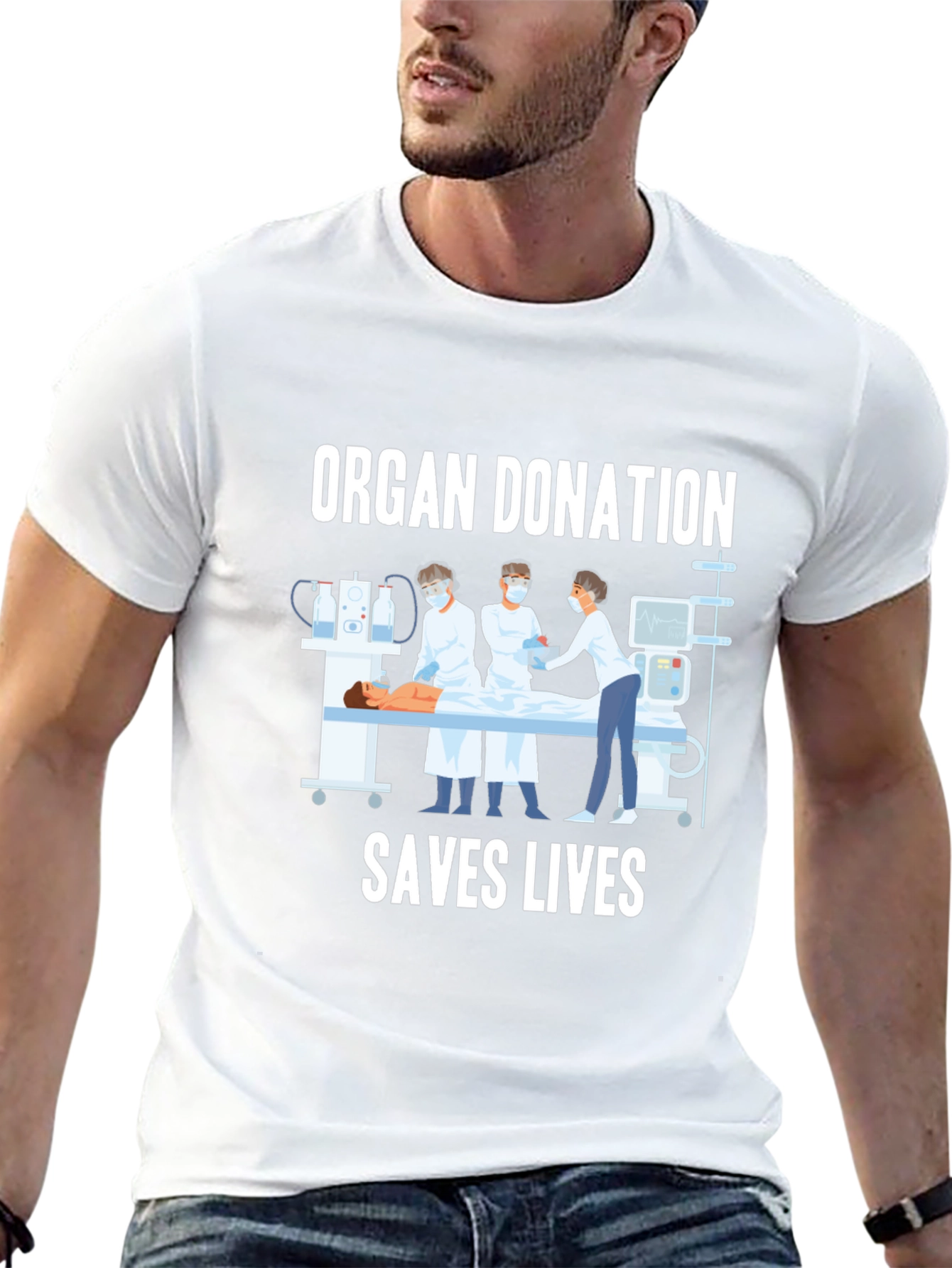 Organ Donation Saves Lives Graphic T-Shirt