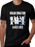 Organ Donation Saves Lives Graphic T-Shirt