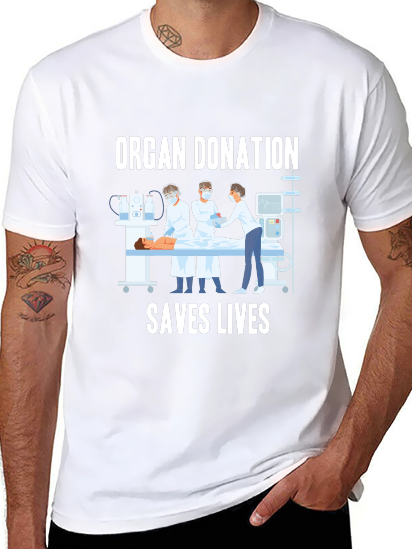 Organ Donation Saves Lives Graphic T-Shirt