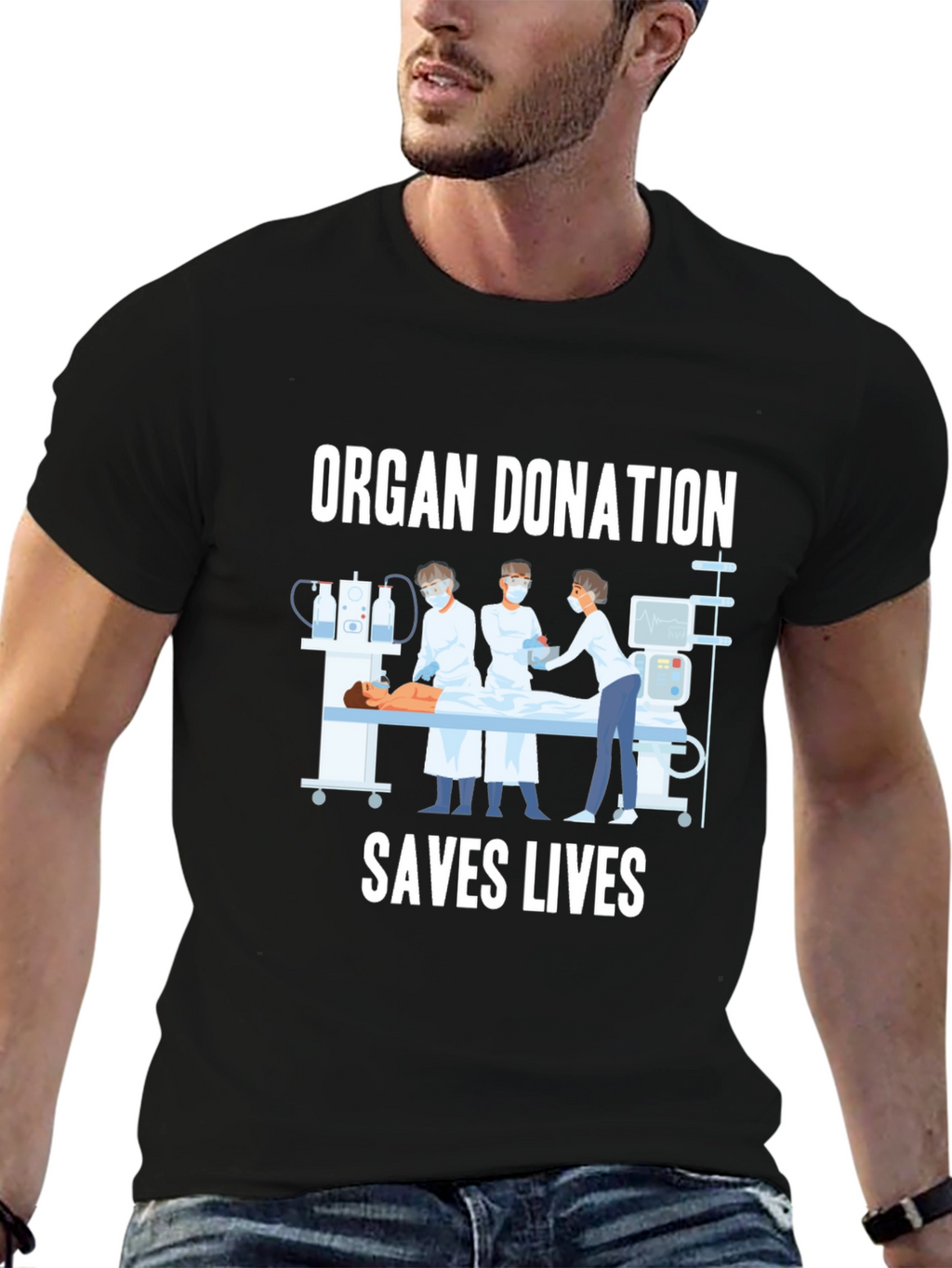 Organ Donation Saves Lives Graphic T-Shirt