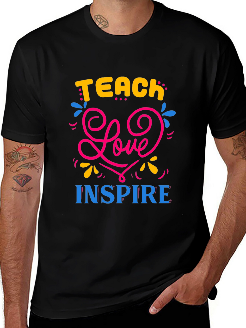 Teach Love Inspire Graphic T-Shirt