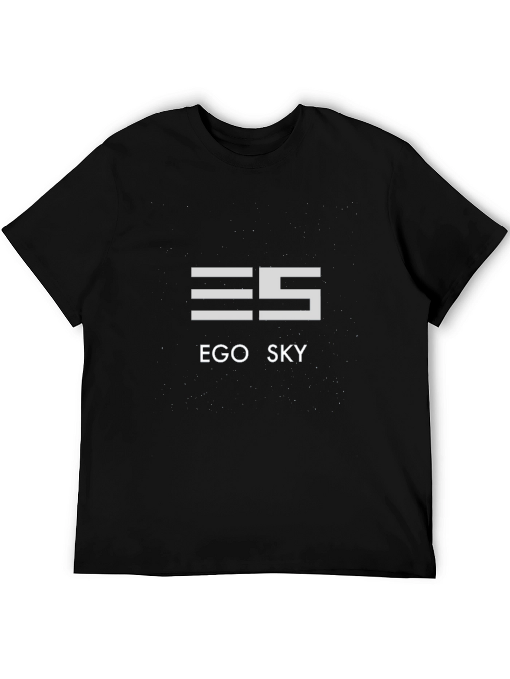 Ego Sky Black Graphic Tee - Modern Style