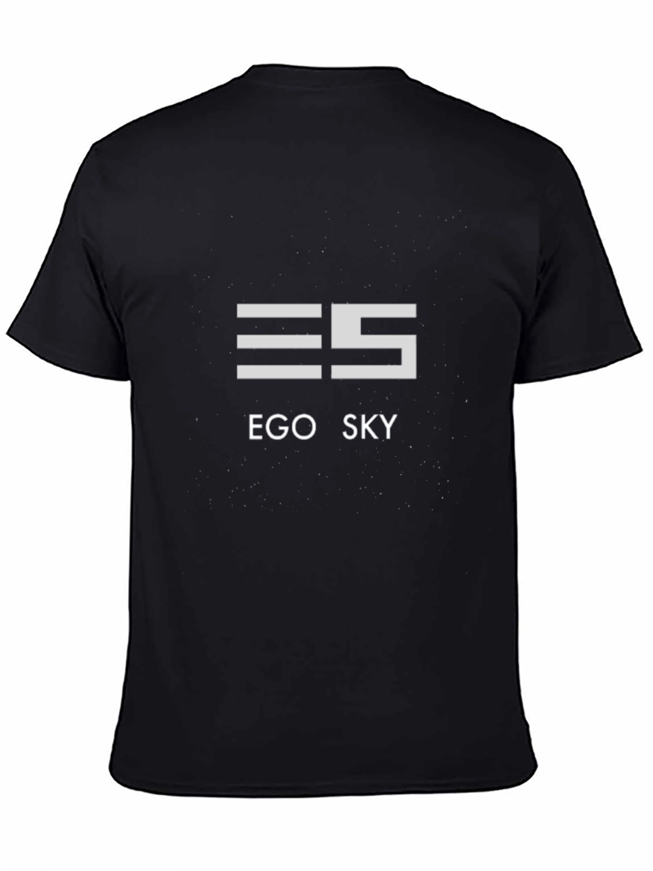 Ego Sky Black Graphic Tee - Modern Style