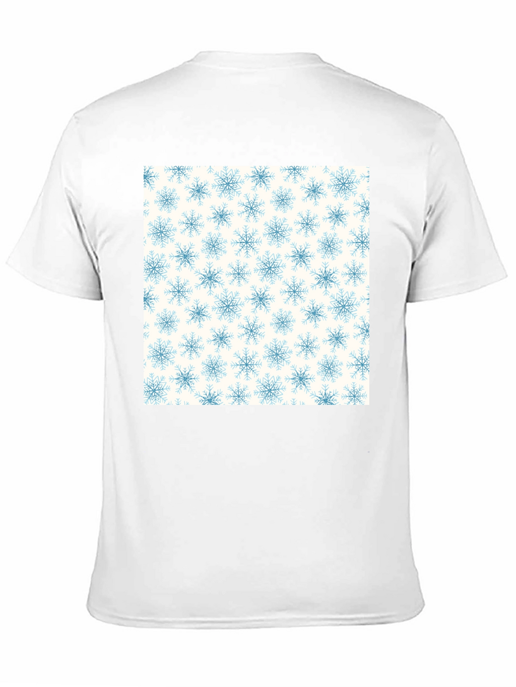 Snowflake Pattern Tee - Classic Winter Style