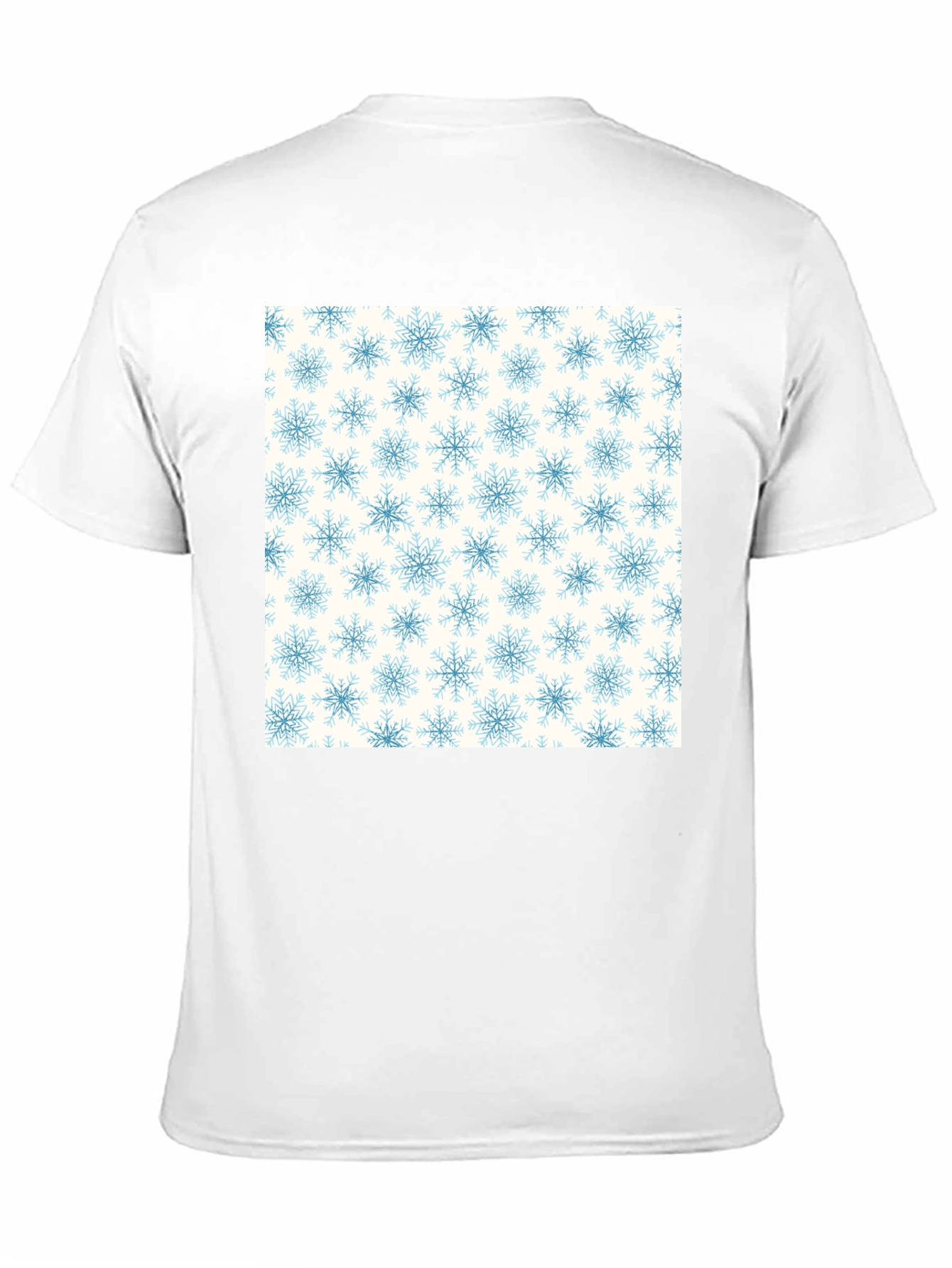 Snowflake Pattern Tee - Classic Winter Style